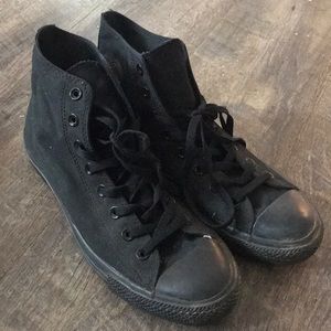 Black Converse Allstar High tops